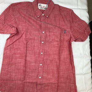 Chubbies The Shrimpin' Business Full Button Chambray Stretch Shirt